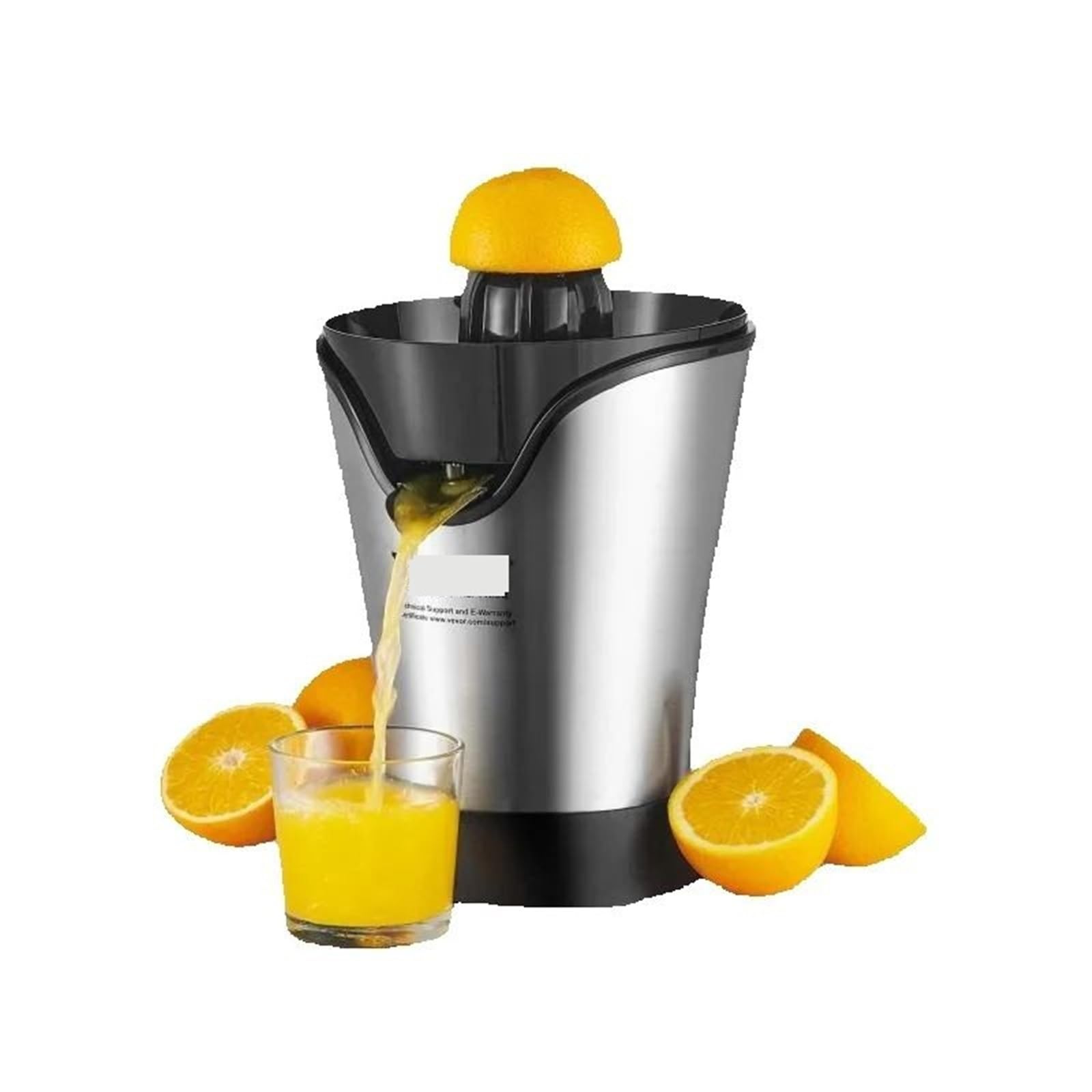 Electric Citrus Juicer Orange Juice Squeezer with One Juicing Cone 100W Stainless Steel Filter Orange Juice Maker