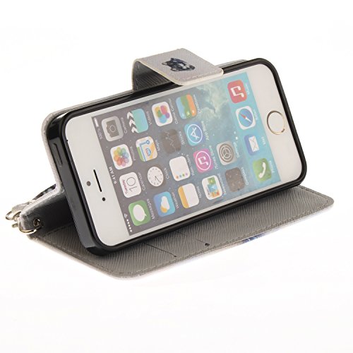 Ooboom® iPhone 5SE Custodia Magnetico Flip in