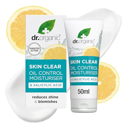 Dr. Organic Crema Idratante Viso, Skin Clear, 50 ml