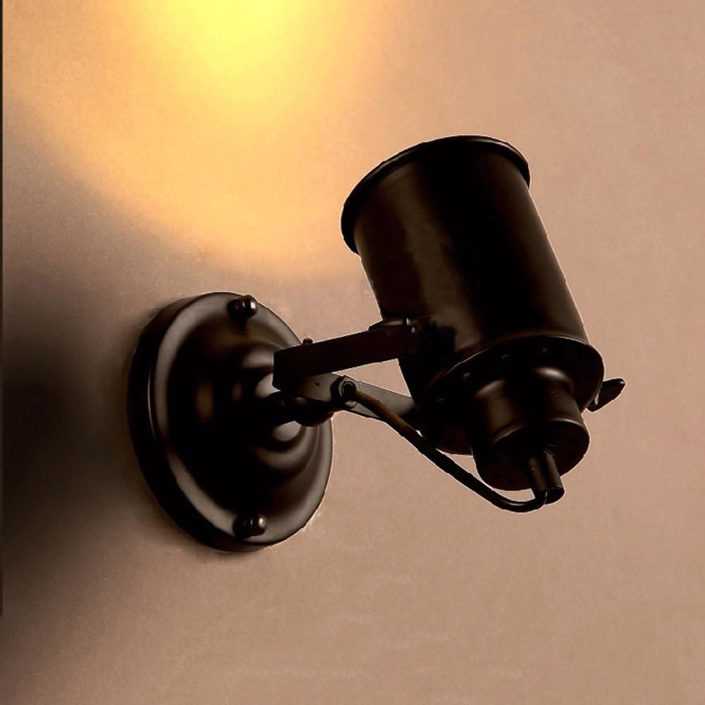 Genérico Lámpara de pared industrial con brazo oscilante ajustable