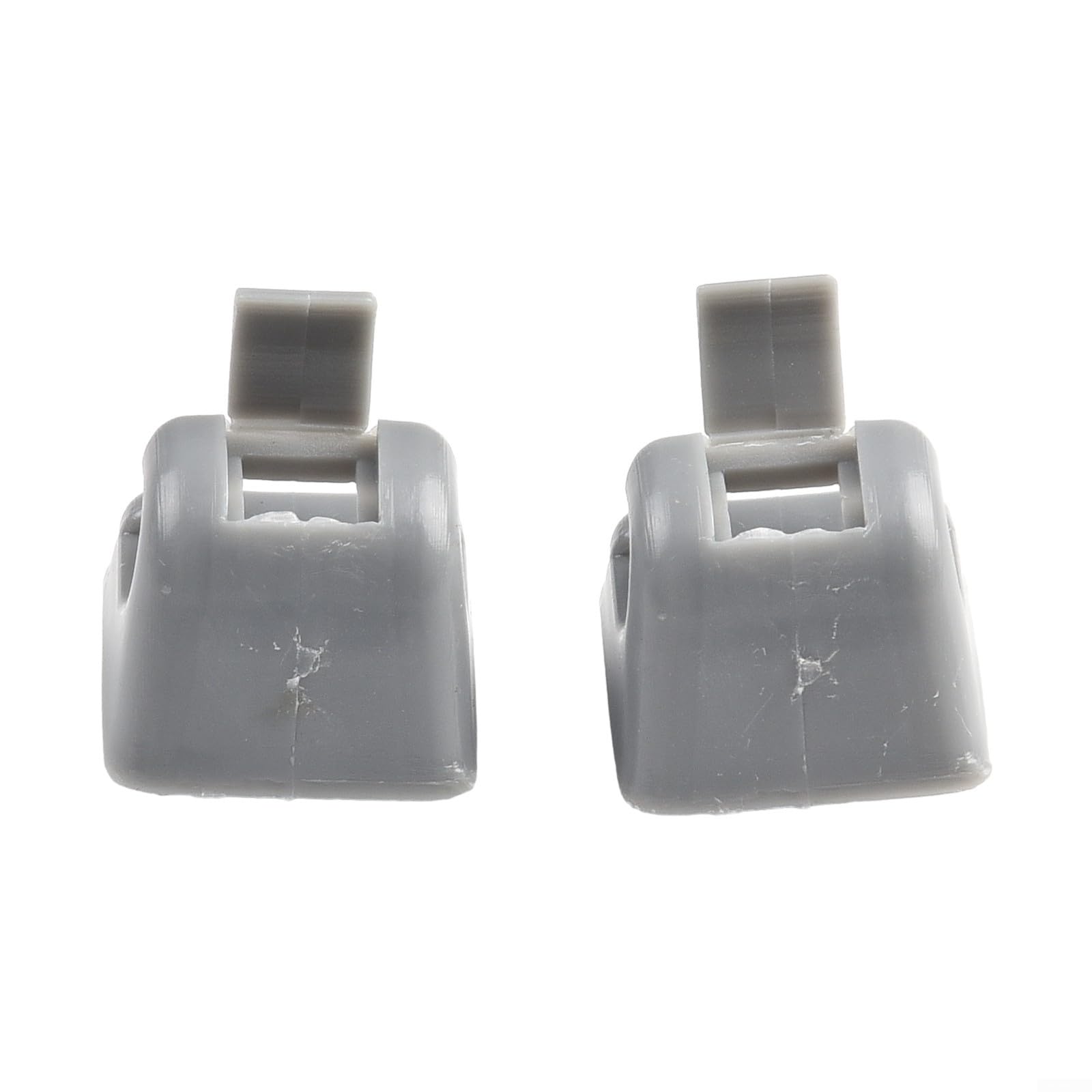 4 STKS Auto Zonneklep Haak Clips Compatibel met W123 W124 W126 W140 W201 W463 A1268100012 126 810 00 12 8412 Vizier Accessoires Plastic Grijs