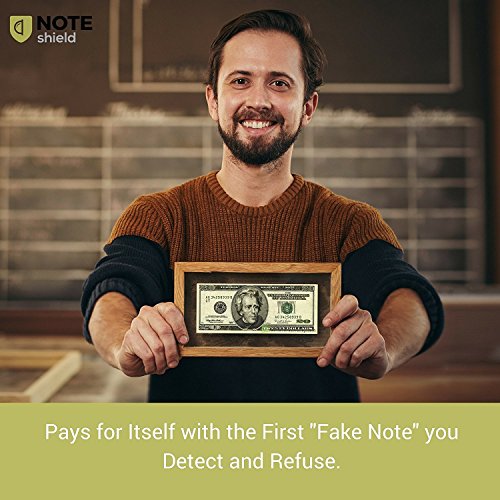 Noteshield 6 Pack Counterfeit Detector Pen Counterfeit Pens Bill Pens Money Marker Detect Fake Marker, Check Bills False Currency Counterfit Marker Pen #TOP2