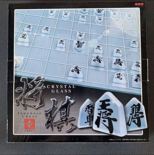 クリスタルグラス将棋 セット クリスタル将棋盤 フルセット ガラス製