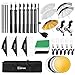 Kshioe Photography Lighting Kit, 6.5x10feet/2x3m Backdrops Stand Support System, 5 in 1 reflectors, 1600w 5500k Umbrellas Softbox Continuous Lighting Kit for Portrait, Product and Video Shooting