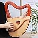 Lyre Harp, Lotkey 23 Metal Strings Harp Mahogany Body and Solid Spruce Board Lyre Harp with Tuning Wrench, Extract Strings, Manual and Gig Bag