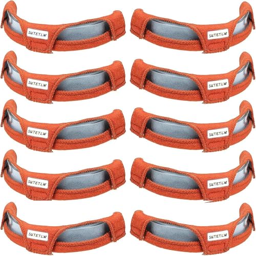 SUTETLW 10Pcs Hard Hat Sweatband Washable Cotton Hard Hat Liner Reusable Hard Hat Accessories Air Cushion Sweatband Helmet Comforter Pad