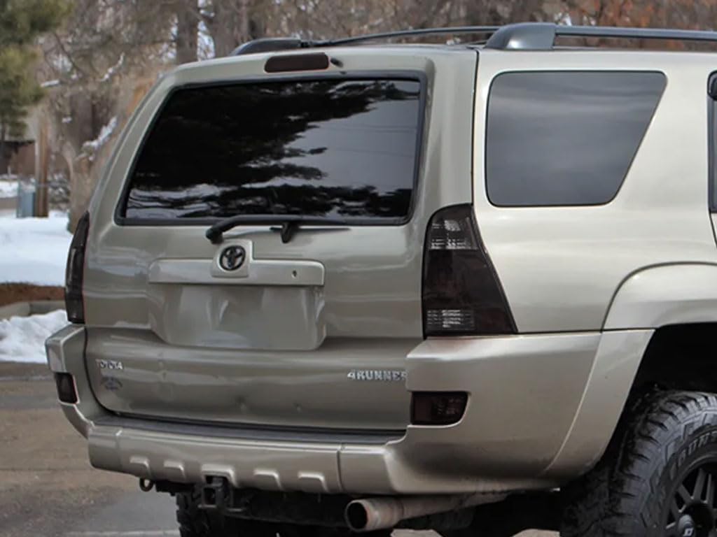 Rvinyl Tail Light Tint Covers Compatible with Toyota 4Runner 2003-2005 - Smoke