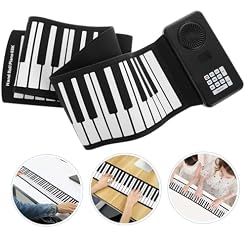 ERINGOGO 88 Rouleaux Piano 88 Touches Roulées à La Main Piano à Clavier Pliant Piano Roulé à La Main Instrument De Musique Piano Pliant Piano à Clavier Pour Débutant Black Gel De Silice – Image 7
