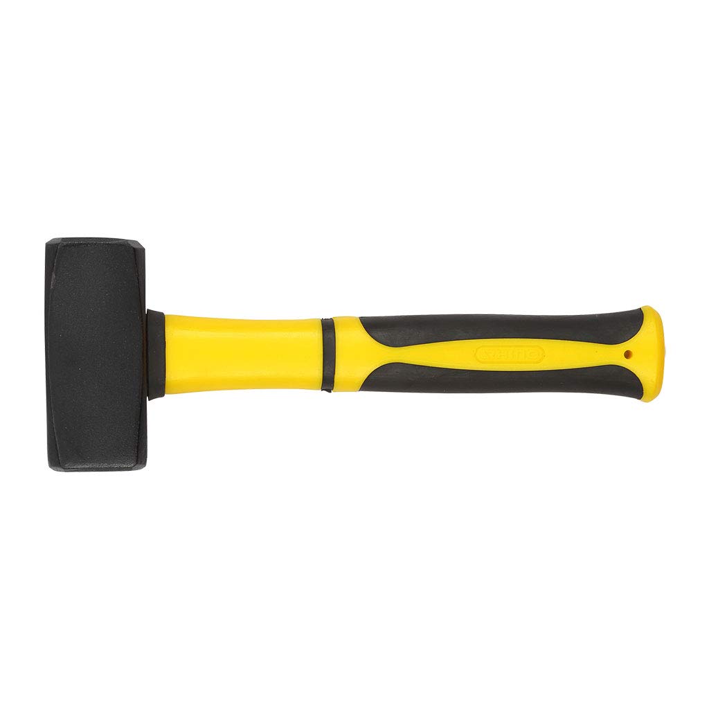 Rhino 18212 - Massetta da 1 kg con manico infrangibile (trimaterière), peso 1 kg di garanzia 5 anni di alta qualità, strumento da boxe o da percussione utilizzato dai muratori, disponibile in varie
