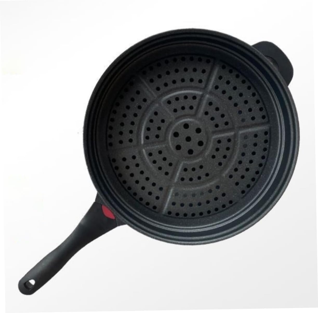 Stone Non-Stick Steamer Rack for Eggs and Desserts, Black Kitchen Stand image 3