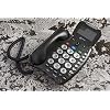 Geemarc Ampli550 - Big Button Landline Telephone - Ultra Loud Corded Phone -Talking Caller ID, Talking Keys - Backlit LCD Display Screen - Hearing Aid Compatible
