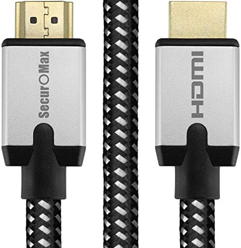 HDMI Cable (4K 60Hz, HDMI 2.0, 18Gbps, HDCP 2.2, HDR, Ethernet, ARC), 6 Feet