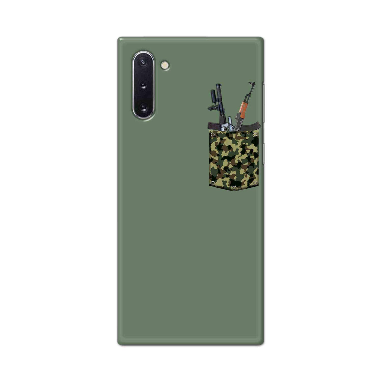 MADANYU Samsung Galaxy Note 10 Cover - Weapons Pocket for Military Army Camo Gun Designer Printed Slim Back Case Cover for Samsung Galaxy Note 10