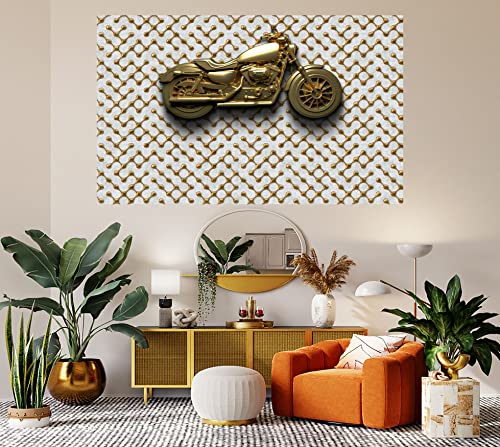 Image of Cabana Homes (48 inch x 36 inch) 3D Self Adhesive Wallpaper, Living Room, Bedroom, Sofa Background, Gypsum Board, Office