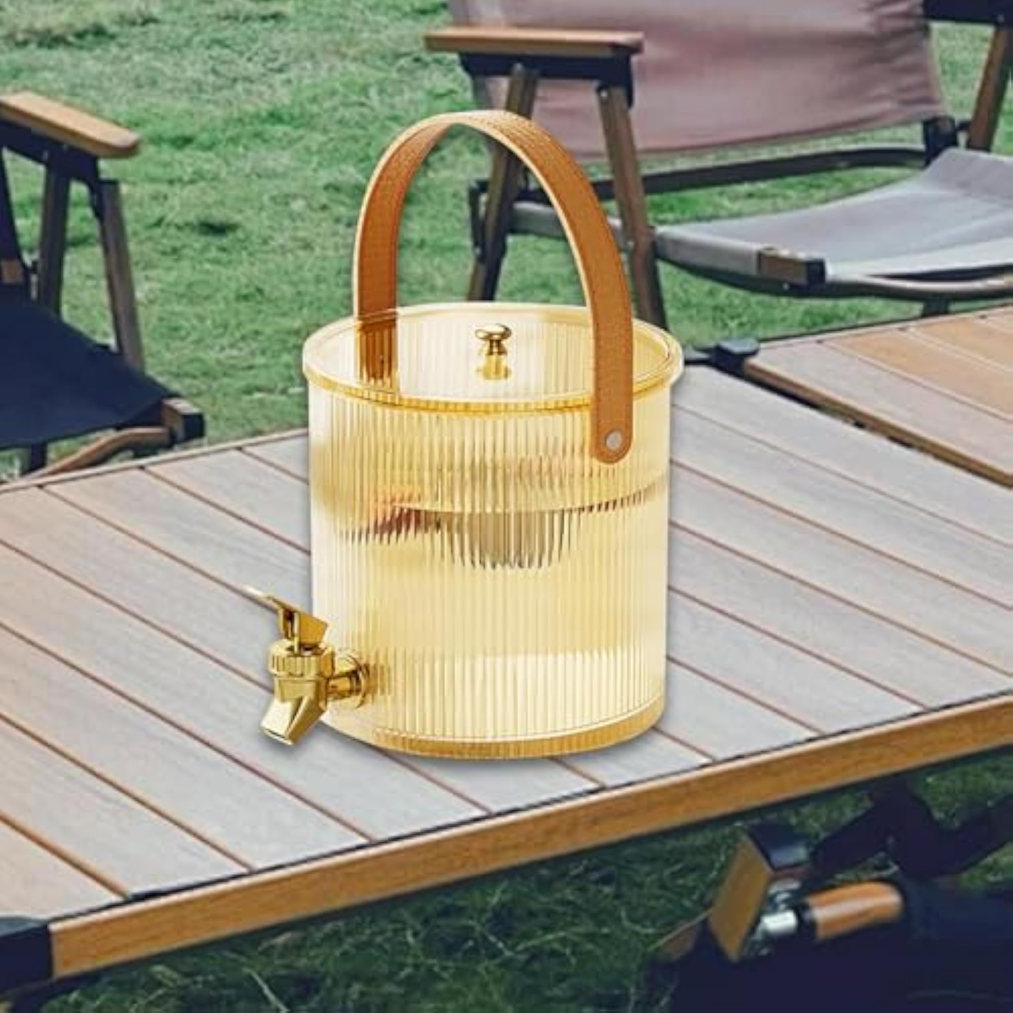 Luxury Cold Water Jug with Faucet, Lemonade Barrel Medium