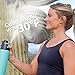 Extreme MIST - GoMist Misting & Drinking Bottle - Personal Mister - Cooling Water Bottle w/Easy-Drink Spout - Stainless-Steel Double Wall Insulated - Portable Misting - Midnight Black, 25oz/750ml
