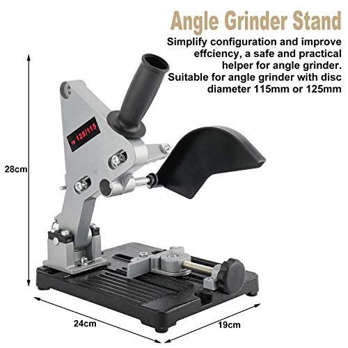 Angle Grinder Diy Angle Grinder Cast Iron Stand Grinder Holder Cutter Support Bracket Holder Cutting Machine For 115/125Mm Angle Mill #TOP2
