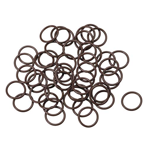 Joint torique 10 mm OD bague étanchéite caoutchouc fluorine 8 mm ID lot de 50