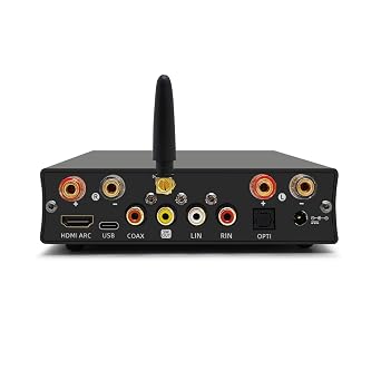 PFFB Amplifier, ARC Bluetooth 5.3 USB Optical Multi Input Amplifier 2.1 Channel Subwoofer Multi-Purpose