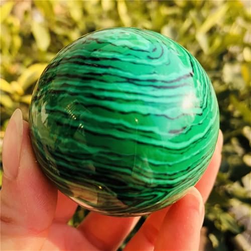 Sphère malachite quartz pierre cristal boule décoration maison - 3