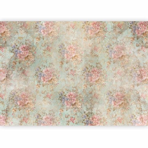 artgeist Wall Mural Flowers 118x83 in - XXL Non-Woven Wallpaper Fleece Wall Decor Photo Print Picture Image Design Nature Leaves Vintage Retro b-A-10127-a-a