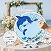 Dolphin Guest Book Alternative for Wedding | Unique Ocean Animal Beach Wedding Keepsake with Blue Whale & Dolphins | Personalized Under The Sea Nautical | Nautical All Occasions Guest BookGuest Book