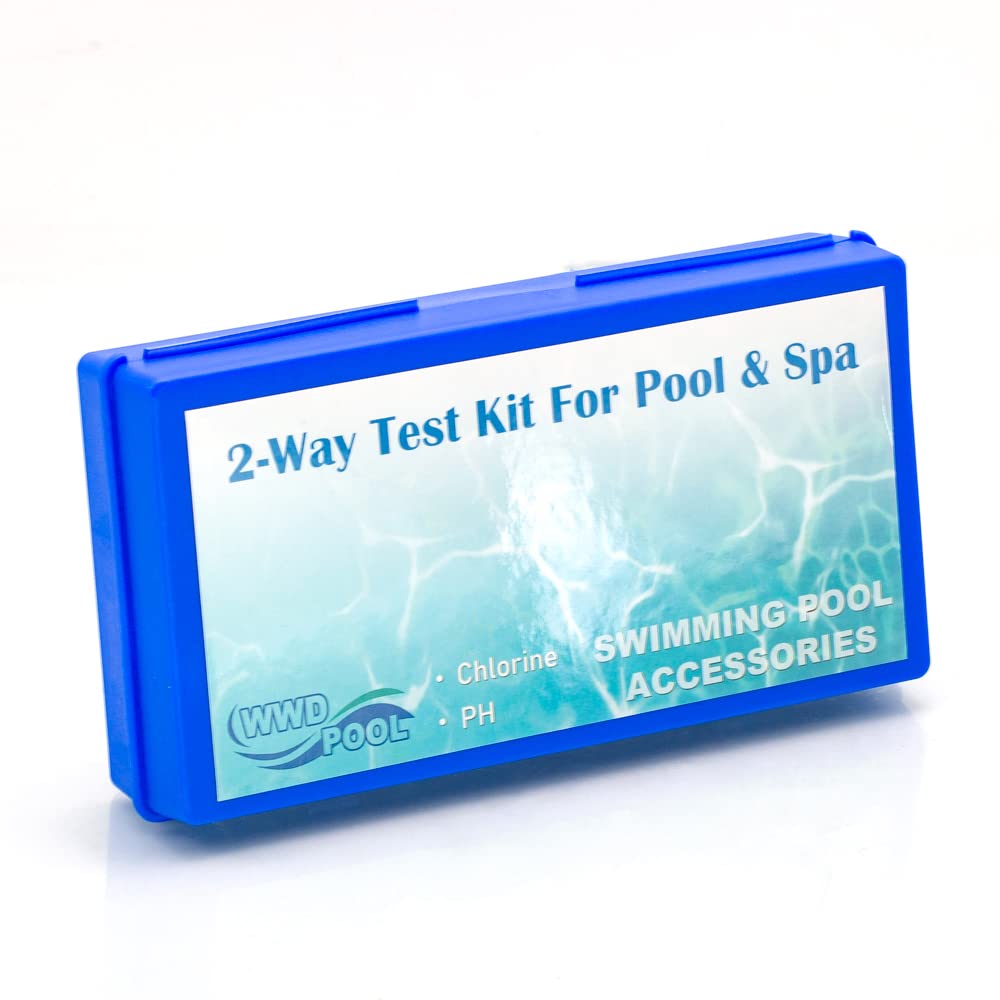 WWD POOL Swimming Pool Spa Water Chemical Test Kit for Chlorine and Ph Test (2 Way Test Kit) - Image 5