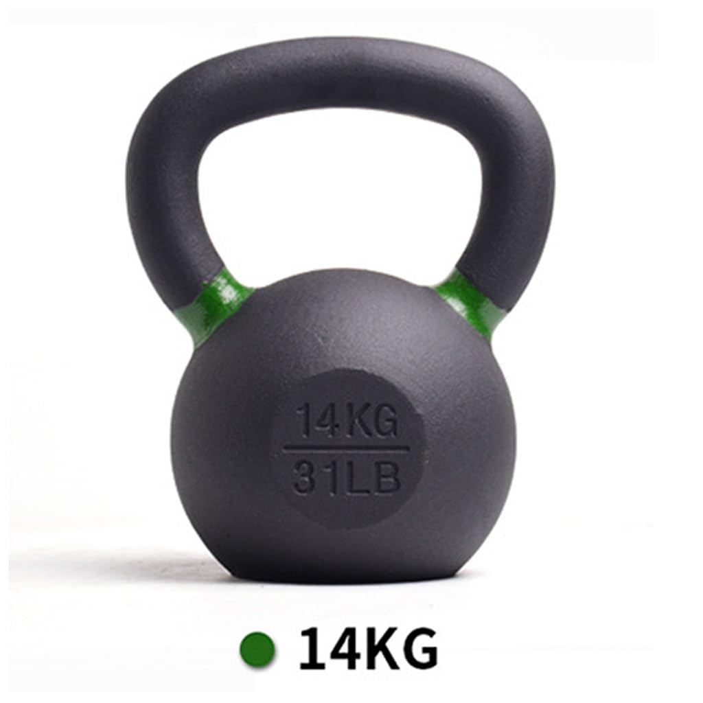 Fitness Hanteln Kettlebells, Gewichte Gusseisen Fitnessgeräte Home Gym 4KG, 6KG, 8KG, 10KG, 12KG, 14KG, 16KG, 18KG Kleine Hantel (Size : 14KG)
