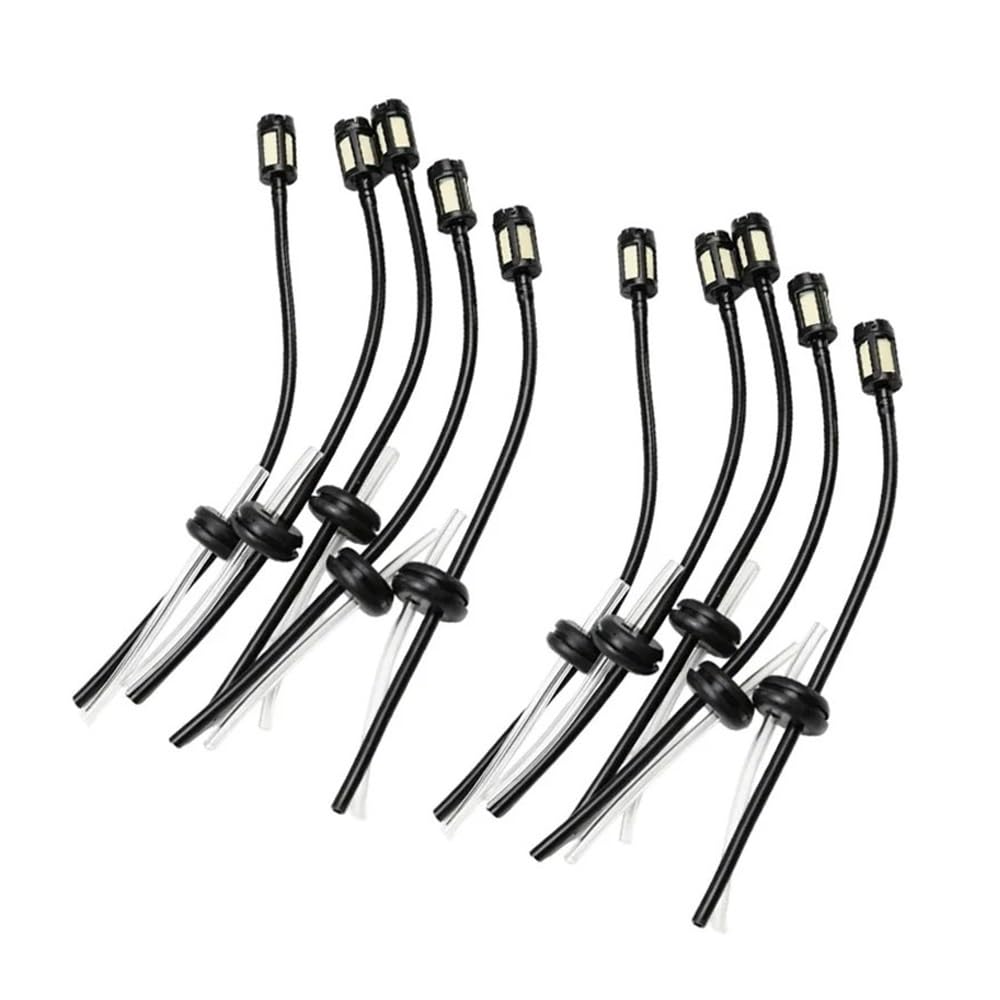 Tubo de Manguera de Combustible de Gasolina con Conjunto de Filtro y Ojal, desbrozadora de Motosierra, Accesorios de Herramientas eléctricas de jardinería