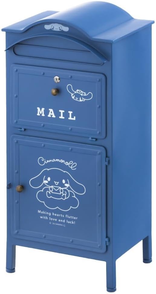 Takeda Corporation SRBFSTK-30 Post/Mailbox, Blue, 16.7 x 13.6 x 36.1 inches (42.5 x 34.5 x 91.5 cm), Garden Post, Storage Box Included