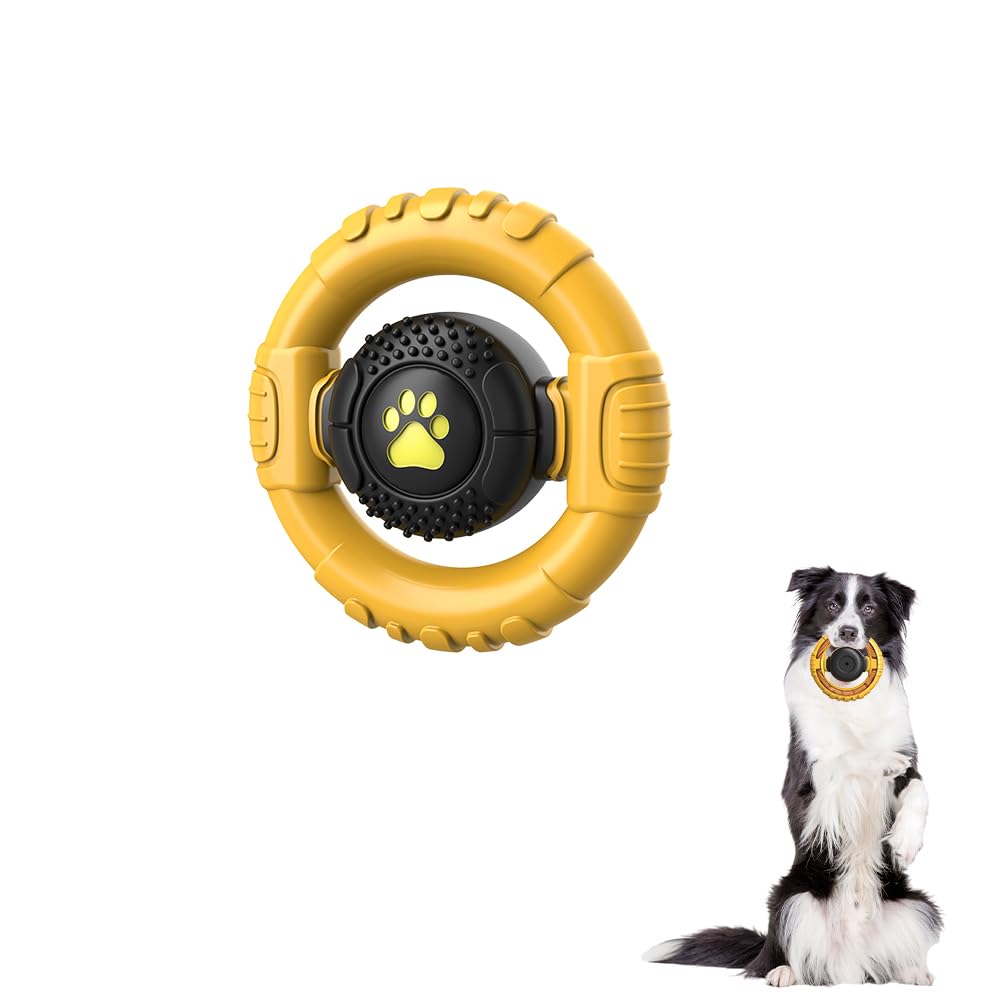 Dog Toys for Aggressive Chewers Large Medium Breed Indestructible Squeaky Dog Chew Toys Tough Nylon Rubber Interactive Dog