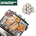 Quantfire Ceramic Briquettes Grill Bricks Replacement 50 Piece Barbecue Briquettes Gas Grill Stones for Turbo, Nexgrill Gas Grills, Lava Rocks 2 x 2 inches
