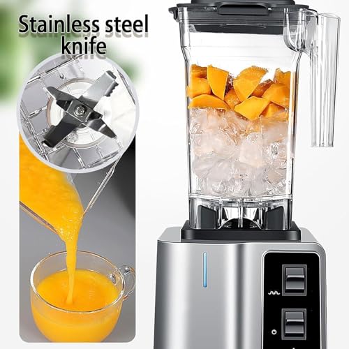 Licuadora de batidos de encimera 1.6L con facil limpieza de vaso 3