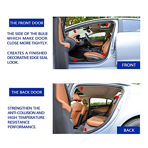 Edgeseal 0.59 Inch×0.9 Inch Rubber U Channel Bulb Trim Seal,Flexible Pvc Edge Guard Trim For Cars,Boats And Rvs,Anti-Collision,Resistant Wear,Waterproof,Reduce Noise thumb #4