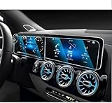 CDEFG (2PCS Tempered Glass for 2020-2024 2025 Mercedes Benz GLA GLB CLA250 2022-2024 EQB Screen Protector, 10.25