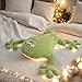 Giant Frog Stuffed Animal Plush, Soft Large Frog Plush, Kawaii Big Green Frog Pillow for Kids Children (23 in)