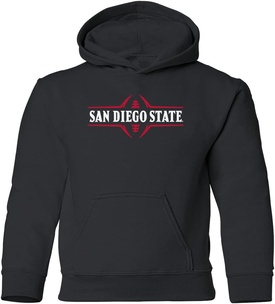 CornBorn Kids San Diego State Aztecs Youth Hoodie - Hooded Fleece SDSU Sweatshirt - Choose Your Design