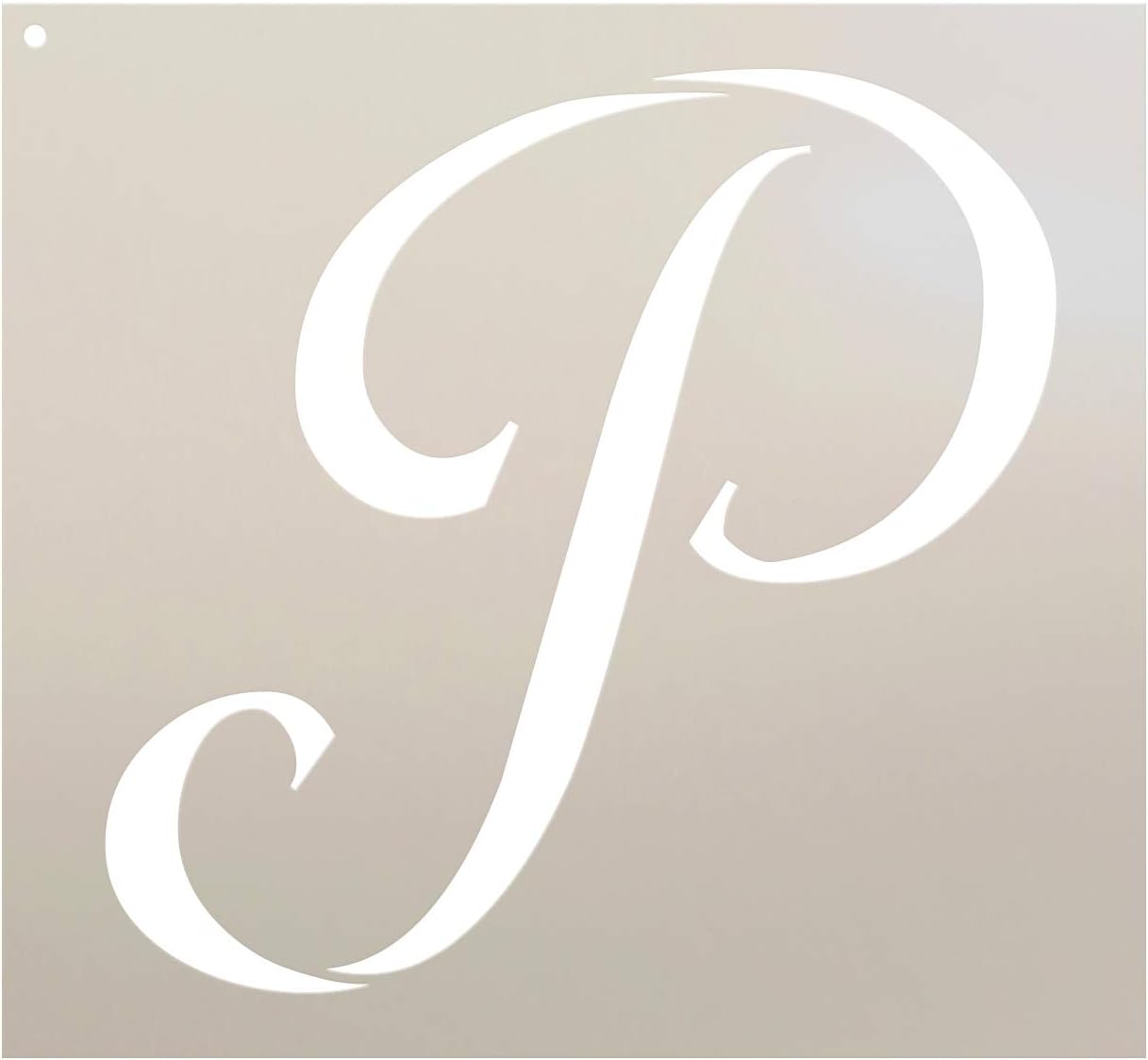 Graceful Monogram Stencil - P - STCL1916 - by StudioR12 (15)