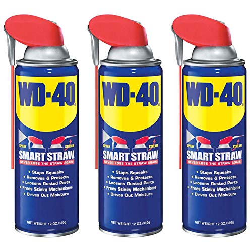 WD-40 Multi Use Lubricant Non Aerosol Spray with Smart Straw, 12 Ounce (3 Pack)