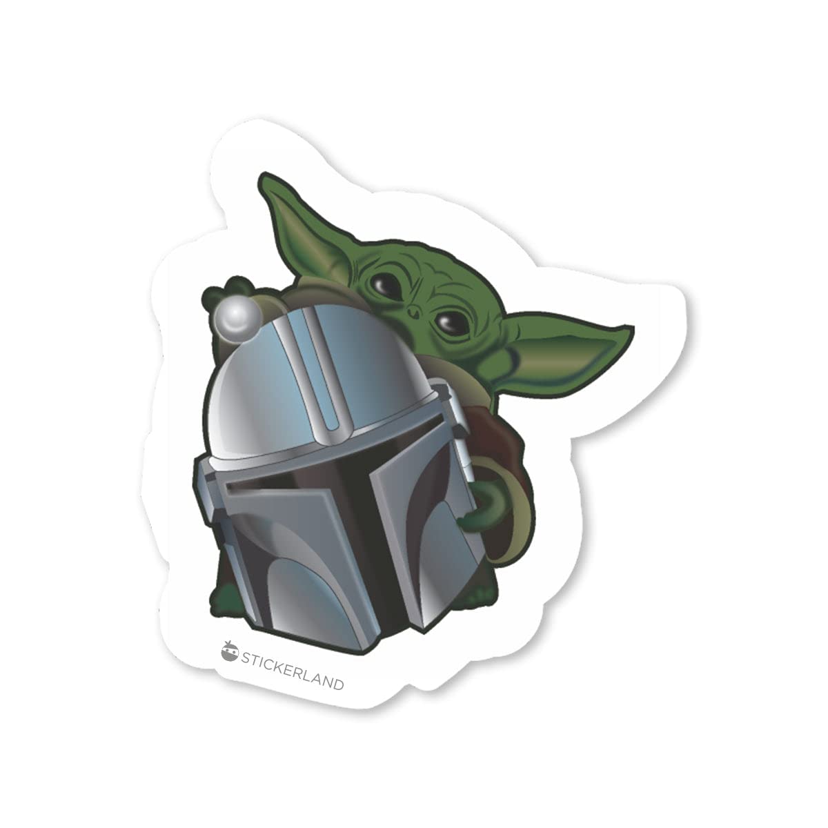 Stickerland India Baby Yoda Sitting On A Helmet Sticker 4.5x5 CM (Pack of 1) (B08JH6GF35) Amazon Price History, Amazon Price Tracker