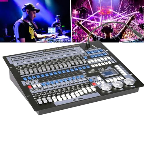 DMX Controller, 1024 DMX 512 Console, Dj Light Controller, Multi-Function Control/Voice Mode,...