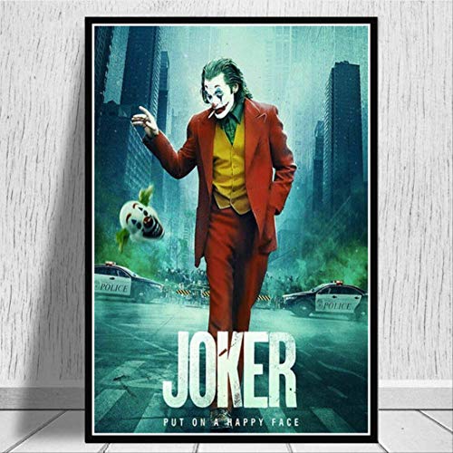 NOBRAND Nuevo Joker Poster Joaquin Phoenix Movie Comics Poster Prints Canvas Art Painting Wall...
