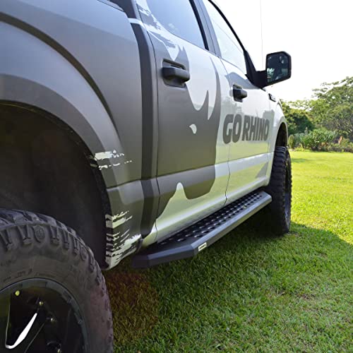 Go Rhino 69036880PC RB20 Running Boards with Mounting Brackets Kit for Ford 19-24 Ranger (Crew Cab Pickup)
