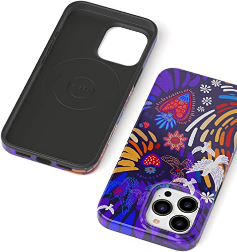 Coque compatible MagSafe pour iPhone 14 Pro Max antichoc artistique - 5