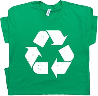 Recycle Logo T Shirt Vintage Recycling Symbol Shirt for Men Women Kids Retro Recycle Graphic Tee Sign Design Go Green
