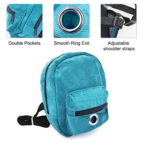 Dongker Dog Backpack, Adjustable Pet Snack Storage Bag Harness With Leash For Small Medium Dogs Outdoor Travel Camping Hiking Walking (S:chest 12.6-15.7") #TOP3
