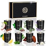 ANAWBE Home Scented Candles, Perfect Aromatherapy Candle Set of 8 Fragrances, Giftable Box, Long...