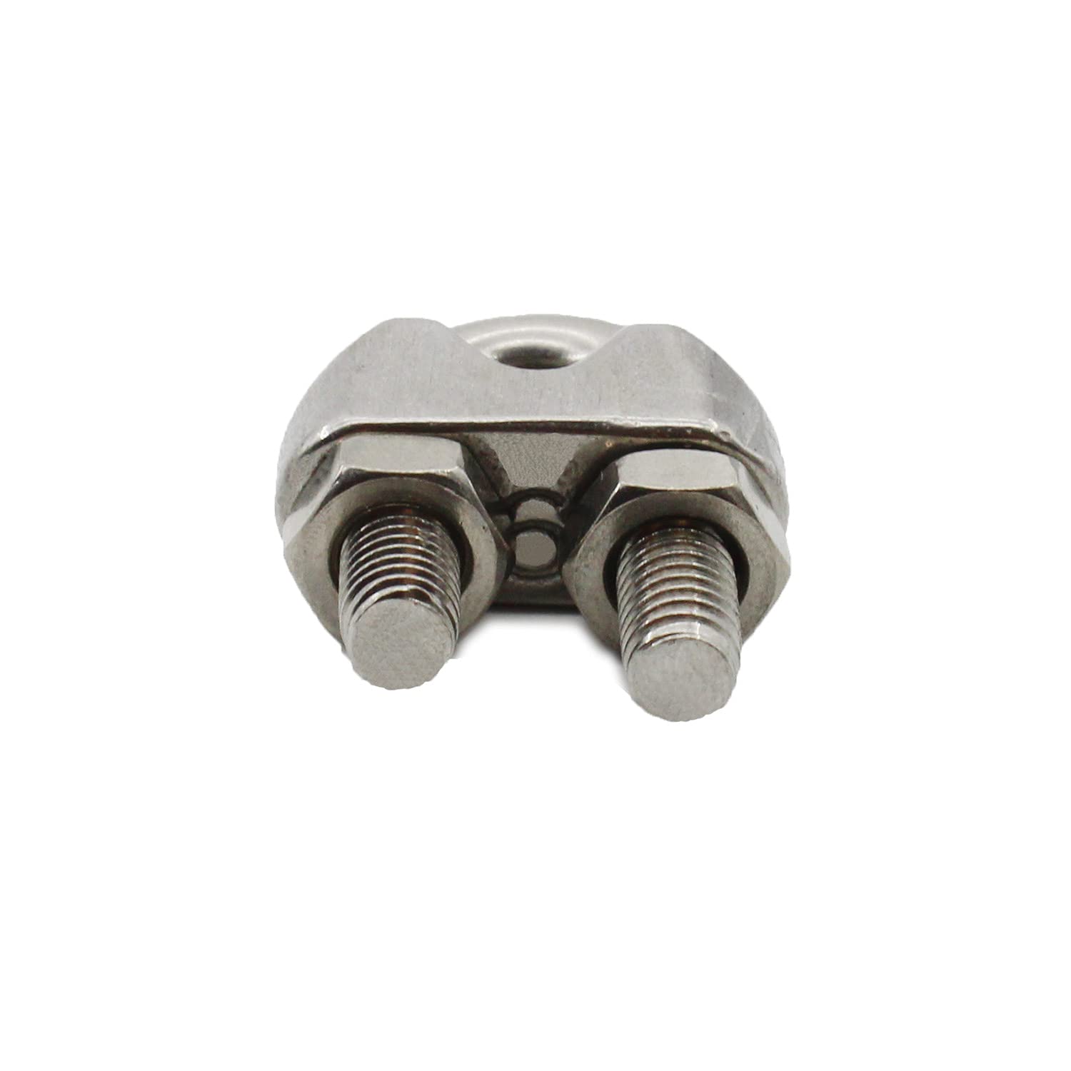 304 Stainless Steel For 3/16" Cable M5 Wire Rope Clamps 10pcs Thimbles 304 Stainless Steel - View #5