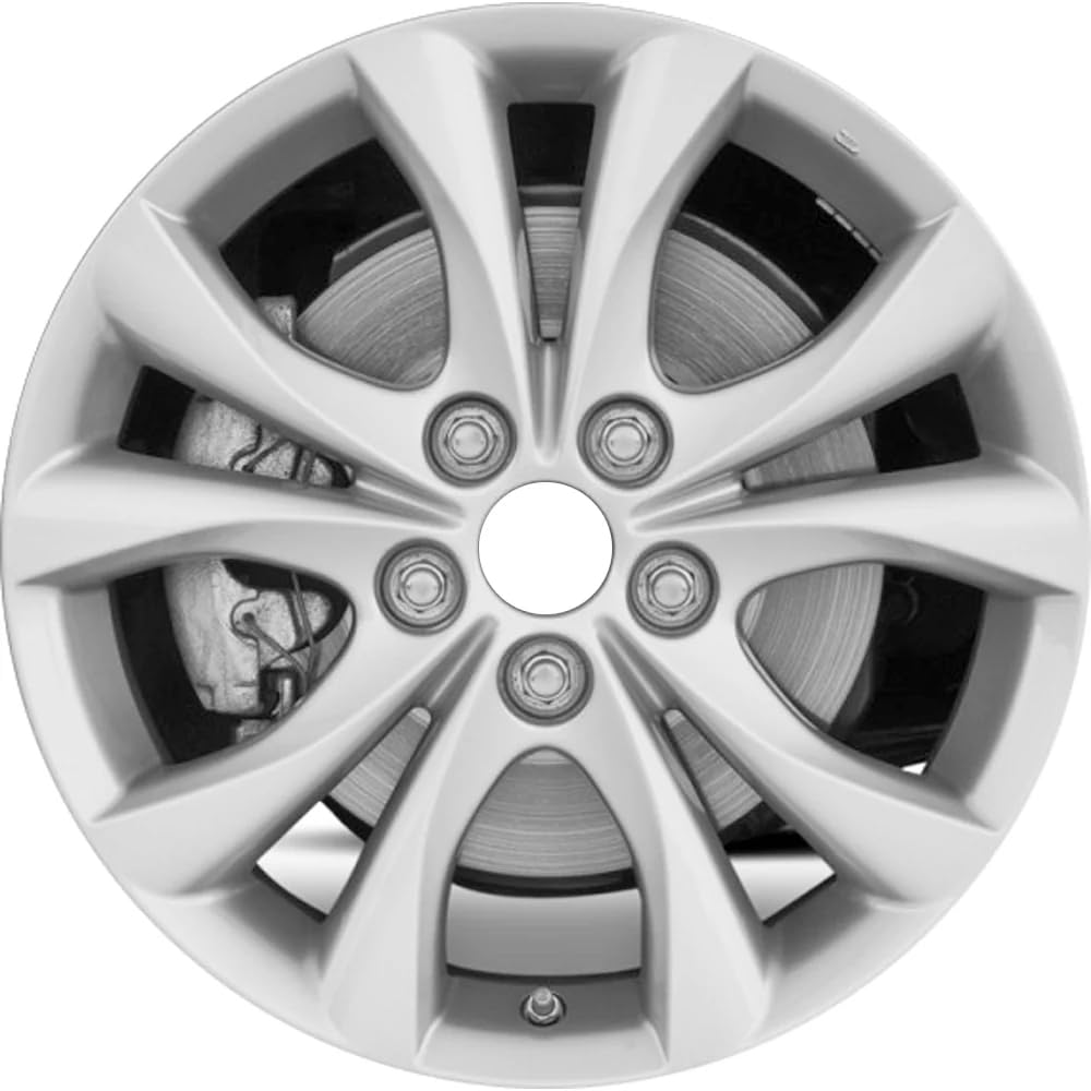 memi③ BMW 325i (2001-2006) 17x7 Aluminum Alloy Silver 20 Spoke