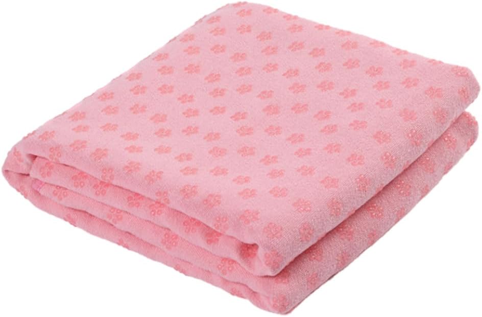 Yoga Towel Non-Slip Yoga Blanket Quick Dry Microfiber Extra Long for Hot and Pilates Rosy #·